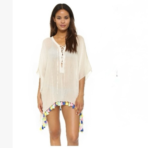 Bindya Other - Shopbop Bindya Fiesta Tassel Swim Coverup Size Medium